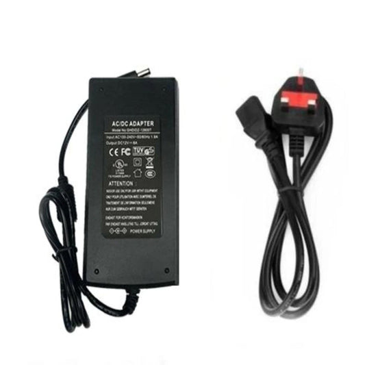 12V 8A Power Adapter & 1 Splitter Cable PSU Connector ~6024