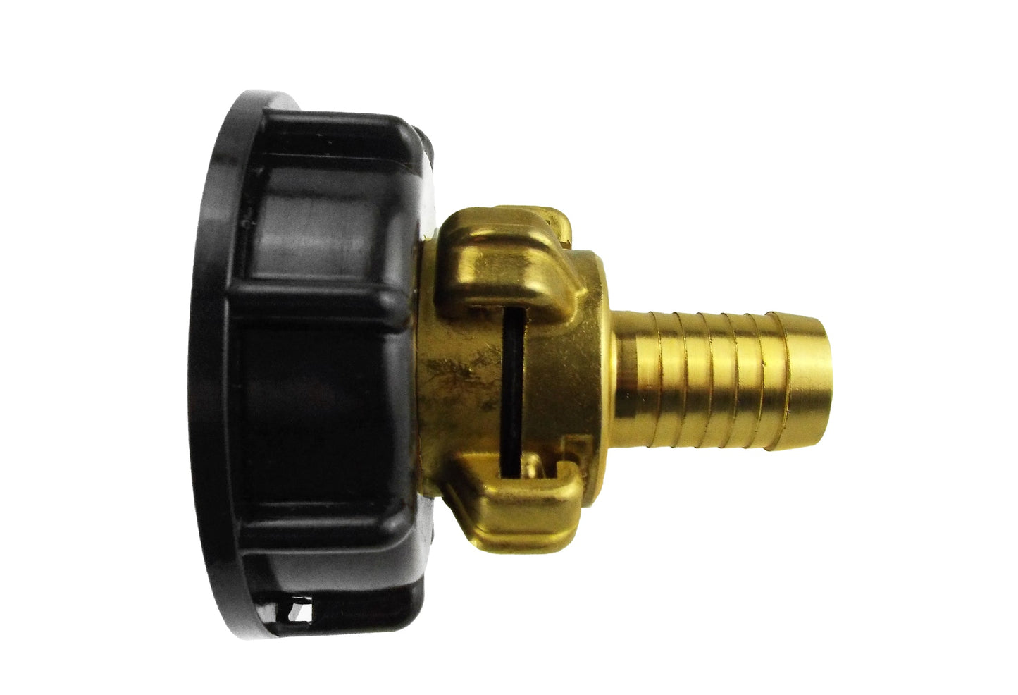 IBC 2 S60X6 Cap with Geka Type Fittings 13mm Barb Water Connector Barb Connector