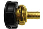 IBC 2 S60X6 Cap with Geka Type Fittings 13mm Barb Water Connector Barb Connector