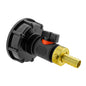 IBC 2 S60X6 Cap with In-Line BSPM Valve and 13mm Brass Barb for Water Connector