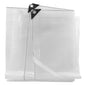 Clear M-Grade Tarpaulin 2m x 2m Waterproof Tarpaulin Cover Outdoor Ground Sheet